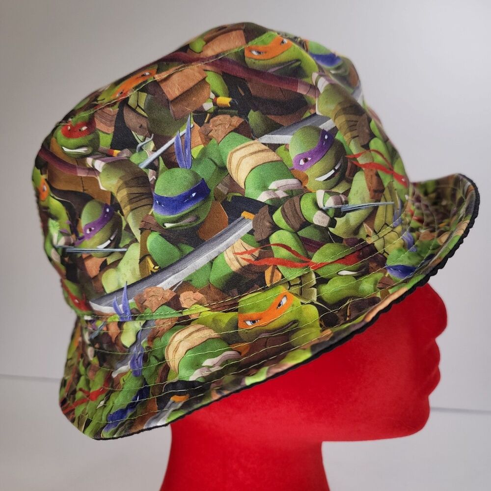Nickelodeon Teenage Mutant Ninja Turtles Kids Bucket Hat Target Sun Cap OS 2015 - Picture 4 of 11